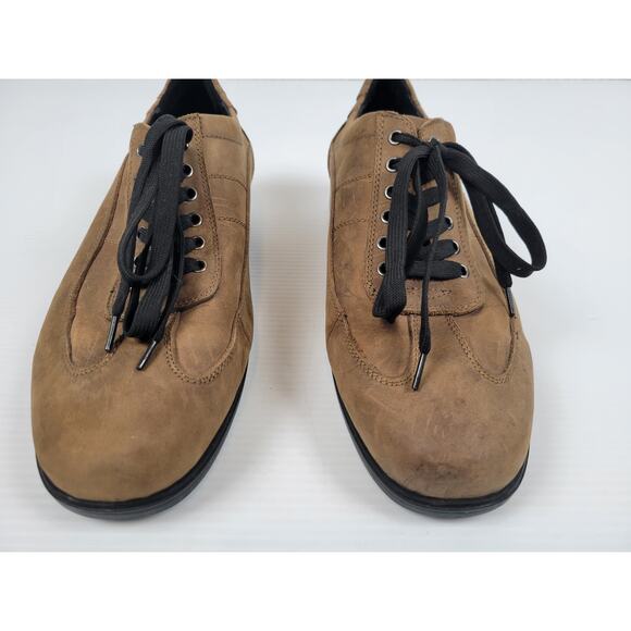 Gravity Defyer G-Defy Mens 12 Dugan Tan Nubuck Comfort Casual Leather Shoes - Picture 2 of 11